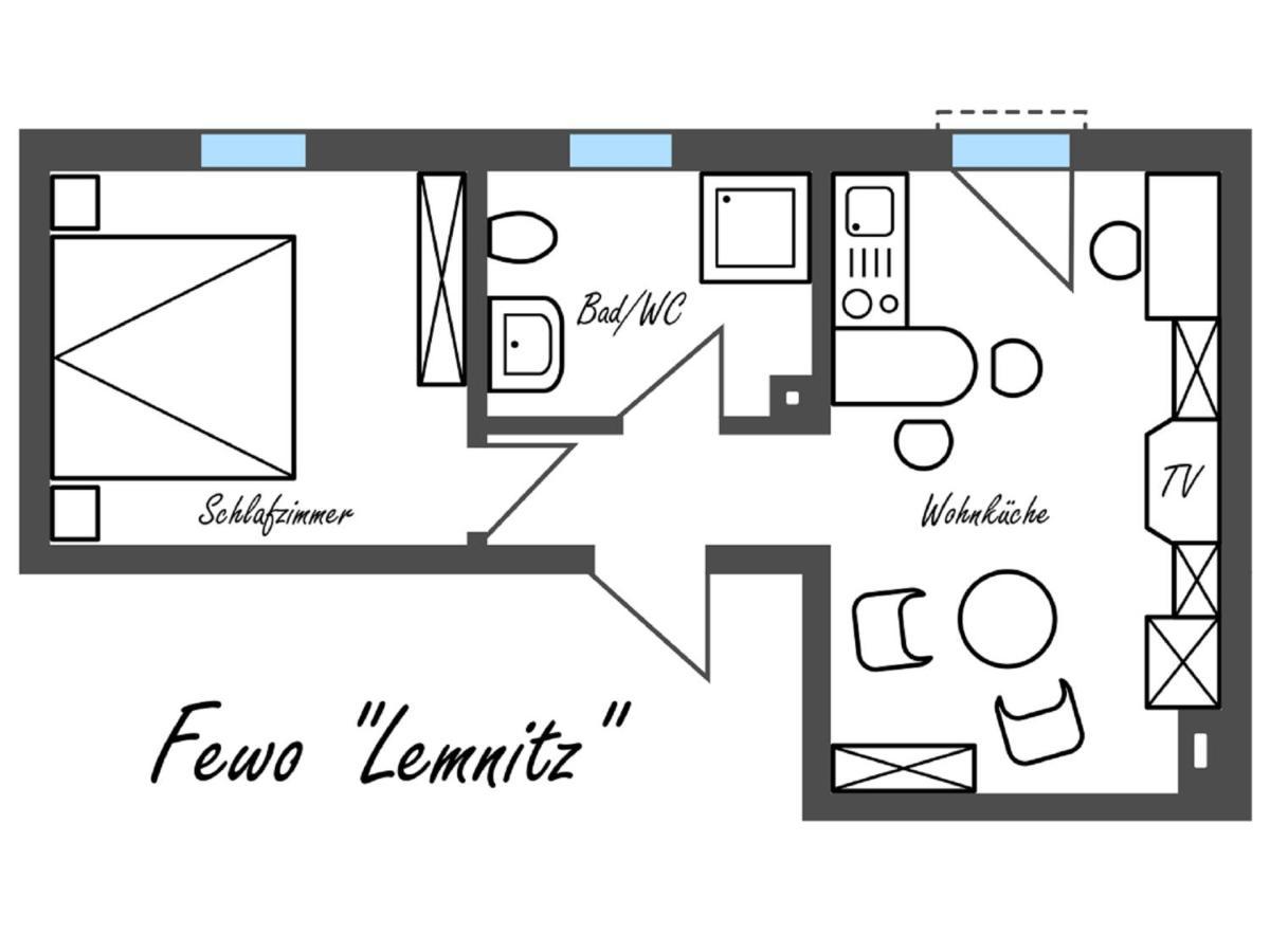 Appartement Feriengut Dietzsch à Poritzsch Chambre photo